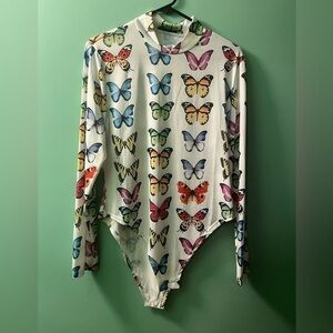 SHEIN butterfly bodysuit